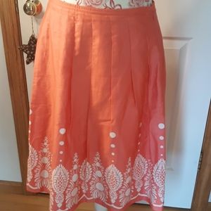 Ladies pleated skirt 6.cynthia steffe